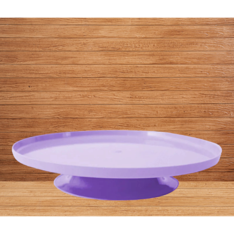 BAND. CON PIE LILA PASTEL X 5 UNID.