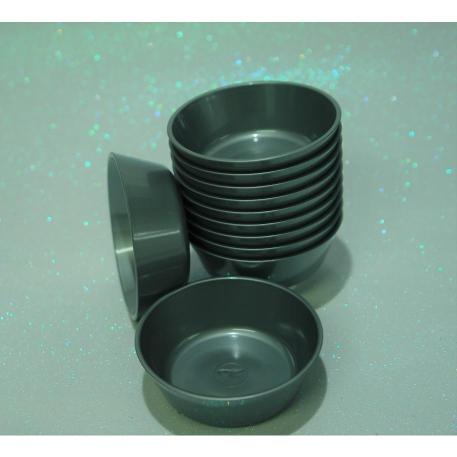 CAZUELA DIP GRIS ALUMINIO 6,5X3CM X12