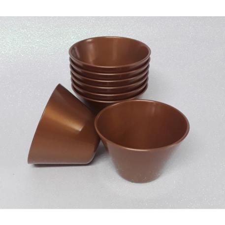 CAZUELA DIP COBRE 9X6CM X12