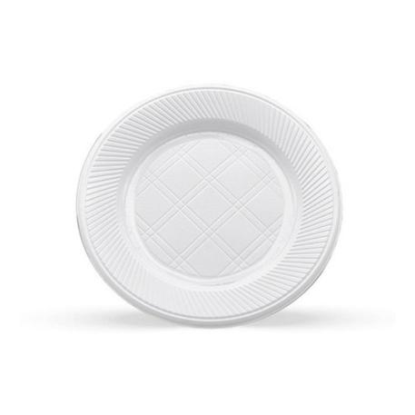 PLATO PLAST. 17 CM BLANCO (CAJA X1000)