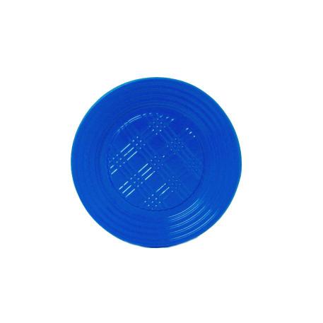 PLATO PLASTICO 17 CM AZUL X100