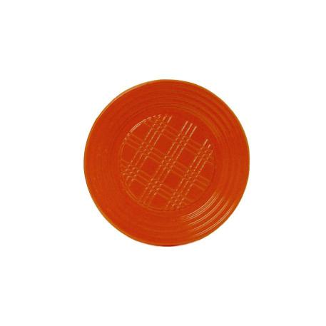 PLATO PLASTICO 17 CM NARANJA X100