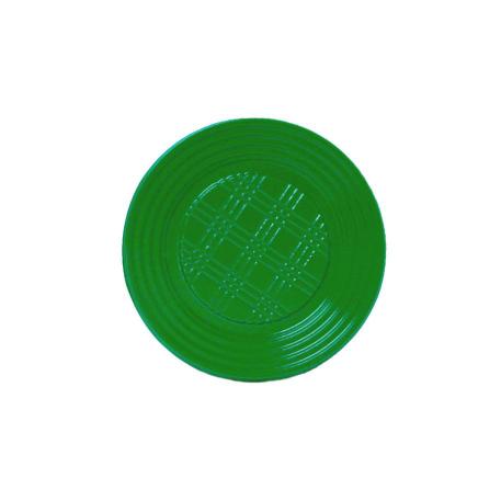 PLATO PLASTICO 17 CM VERDE X100