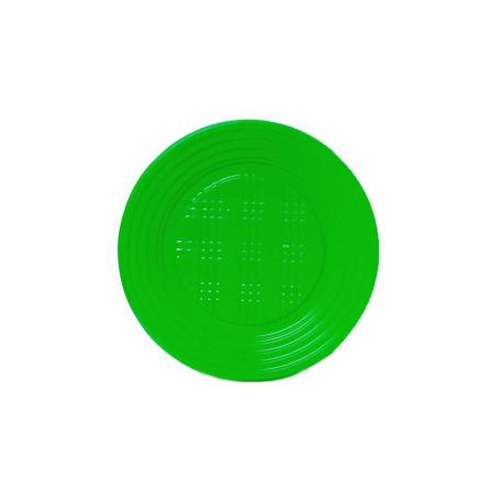 PLATO PLASTICO 17 CM VERDE MANZANA X100