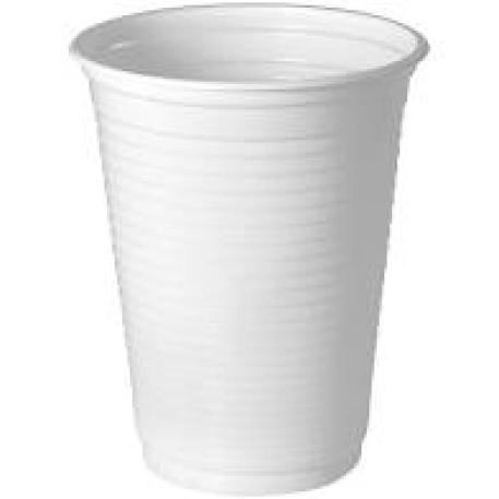 VASO PLASTICO BLANCO 180 CC. X 100