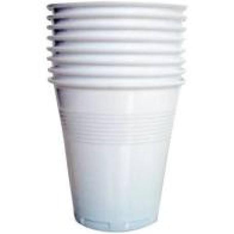 VASO PLASTICO BLANCO 300 CC. X 100