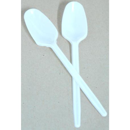 CUCHARA POSTRE PLASTICA X100 *