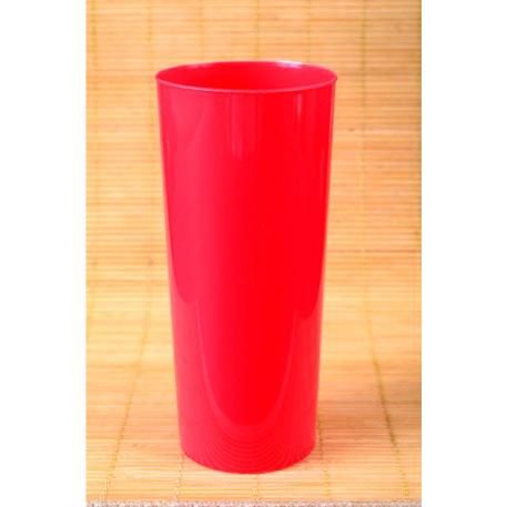 LINEA PP VASO T.LARGO ROJO X10