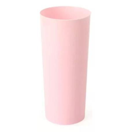 LINEA PP VASO T.LARGO ROSA PASTEL X10