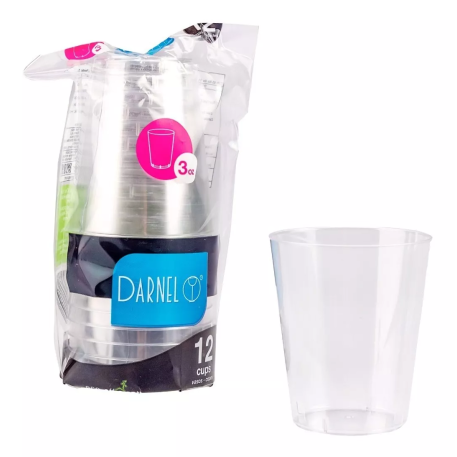 L. CRISTAL VASO MURANO 3OZ TOC TOC X12