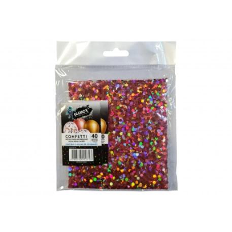 CONFETTI HEXAGONAL 2 PACK X20 - ROSA GOLD