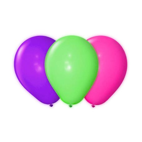 GLOBO FLUO 9´ PARTY TIME SURTIDO X 25