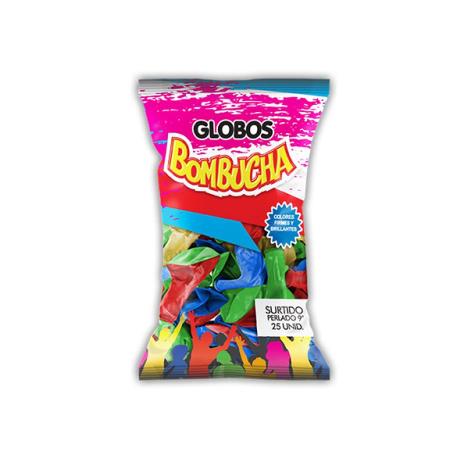 BOMBUCHA PERLADO 9 SURTIDO X 25