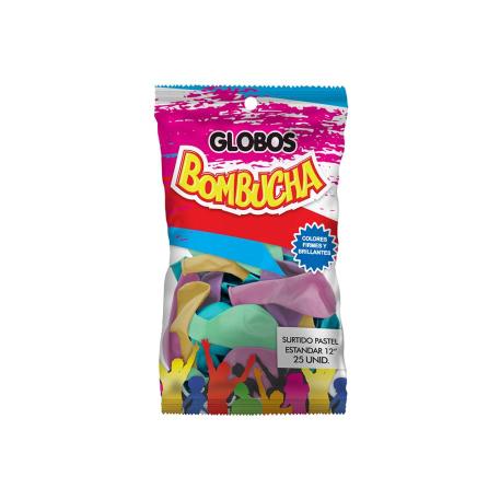 BOMBUCHA PASTEL 12 SURT. X 25