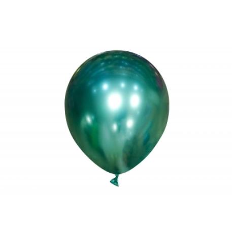 GLOBO CROMO REFLEX 12´VERDE X 10 UN