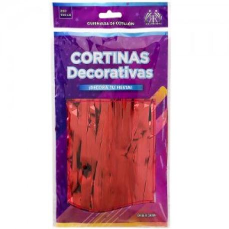 CORTINA ECO ROJA 1,00X2,00 RR