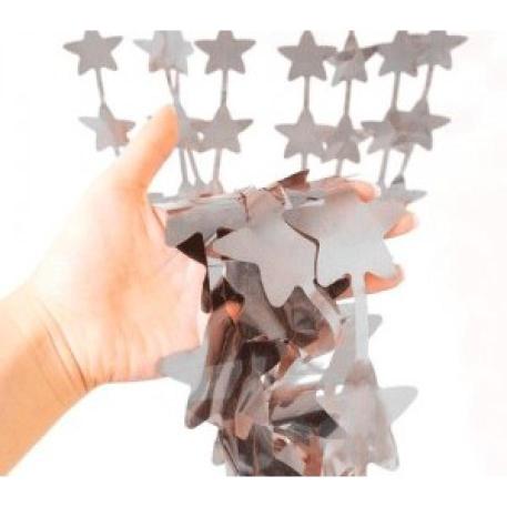 CORTINA ESTRELLAS PLATEADAS