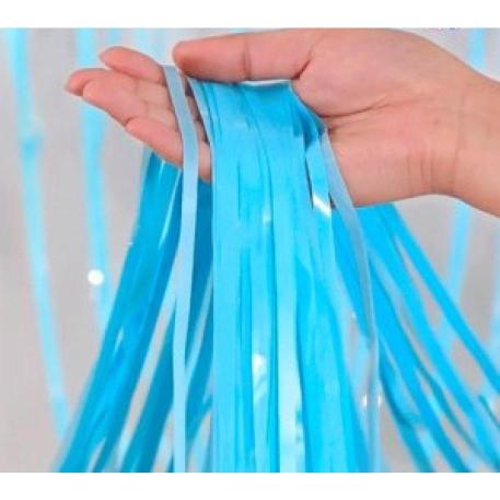 CORTINA CELESTE BEBE PASTEL 100x200cm