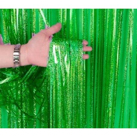 CORTINA HOLOG VERDE 1,00X2,00 RR