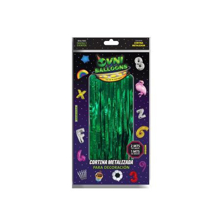 CORTINA 2 X 1 MT OVNI VERDE