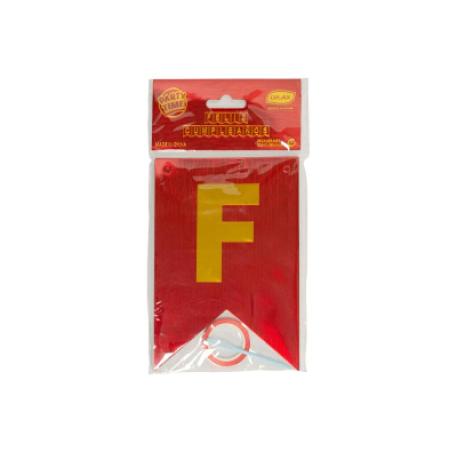 BAND. JASPEADO FC ROJO/DORADO