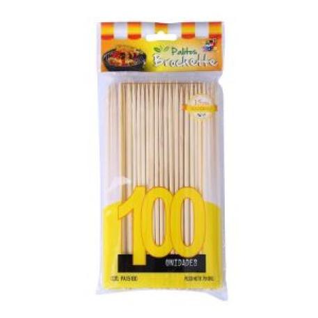 PALITO BROCHETE 15CM X100