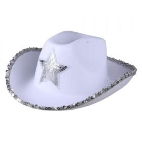 SOMBRERO SHERIFF BLANCO EST. PLAT.