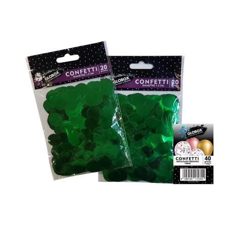 CONFETTI 1,5CM PACK X25 - VERDE -