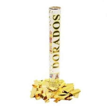 CAÑON 40CM PAPEL DORADO