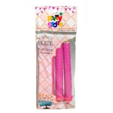 BENGALA HOL. ROSA LLAMA ROSA X 4