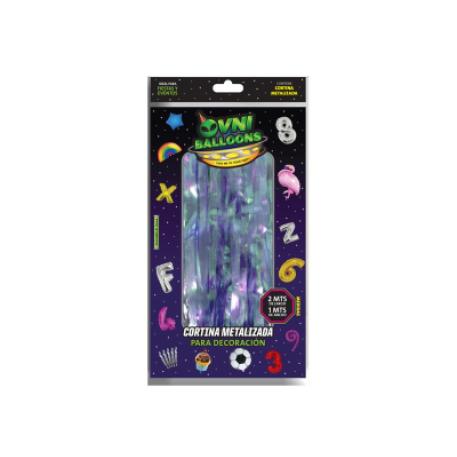 CORTINA 2 X 1 MT OVNI VIOLETA TORNASOL