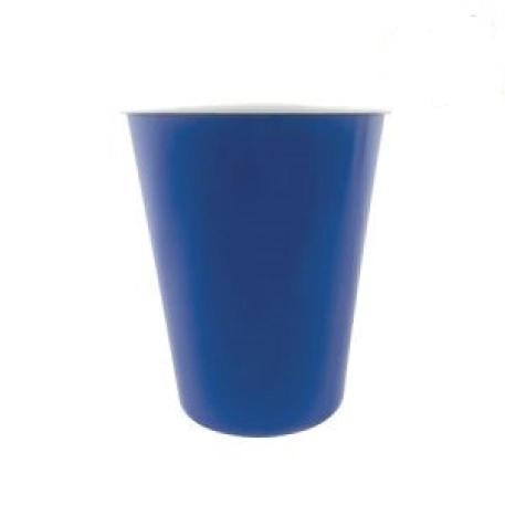 VASO POLIPAPEL LAMINADO AZUL X6