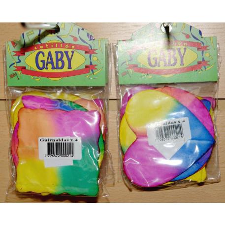 GUIRNALDA DE PAPEL X4