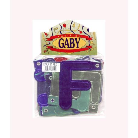 GUIRNALDA FELIZ CUMP. METALIZADA