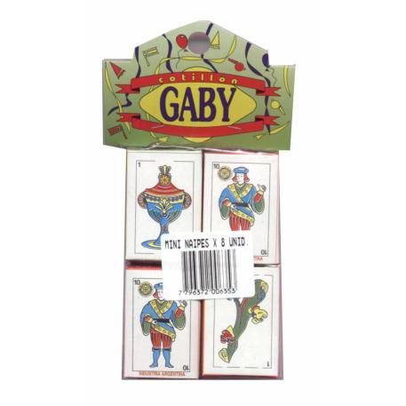 MINIATURA / MINI NAIPES X8