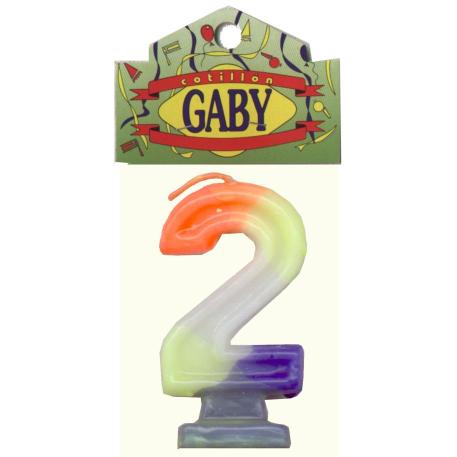 VELA NUMEROTE FLUO X1