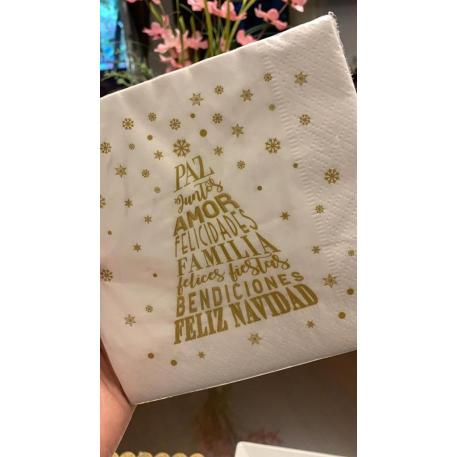 SERVILLETA 33X33X20 PINO NAVIDEÑO