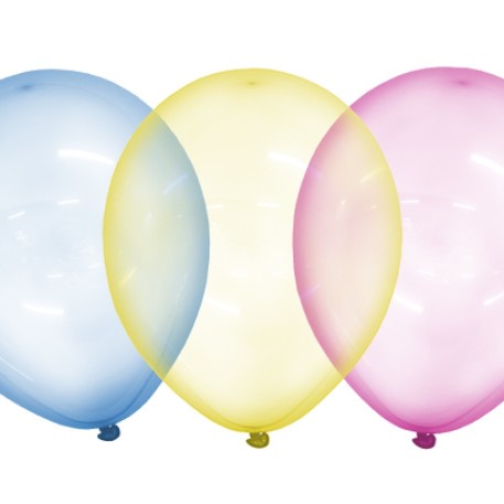 GLOBO CRISTAL 14´ GLOBOX X 50 COL. SURT.