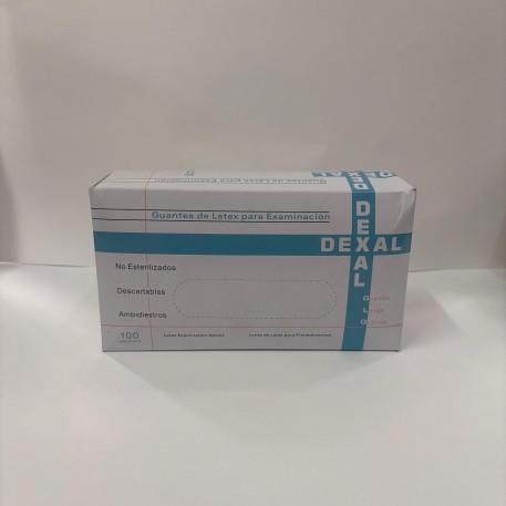 GUANTES LATEX LARGE X 100