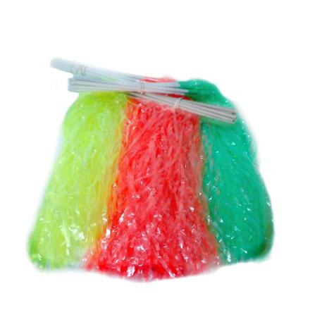 PORRA PLASTICA FLUO 4 COLORES X10