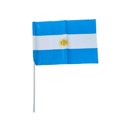 BANDERA PLASTICA 60*80 VAMOS ARGENTINA X 10